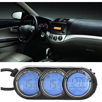 Domácí teploměr Prexim Teploměr s hodinami