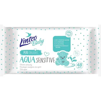 Dětský vlhčený ubrousek Linteo Baby Vlhčené ubrousky aqua sensitive