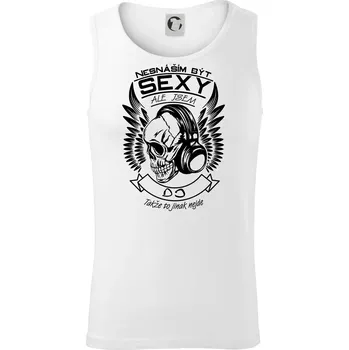Nesnáším být sexy ale jsem - DJ - Tílko pánské Core - L ( Bílá )
