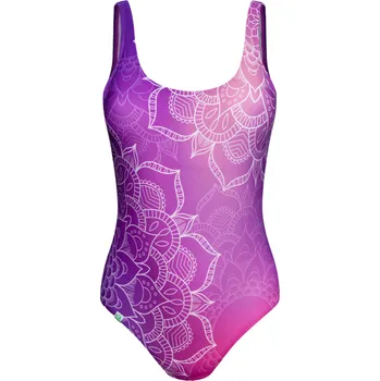 Dámské plavky Dedoles Veselé dámské jednodílné plavky Fialová mandala