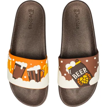 Pánské pantofle Dedoles Veselé pantofle Tmavé pivo