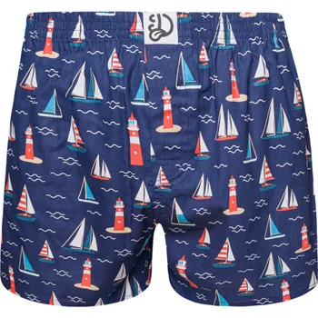 Trenýrky Veselé pánské trenky Maják a plachetnice