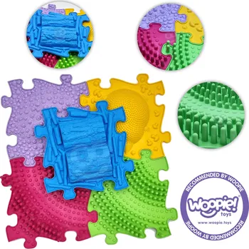Puzzle Woopie ortopedické senzomotorické puzzle 5 dílků
