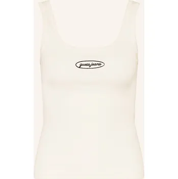 Dámská móda Guess Jeans Dámský Top, krémová, 42