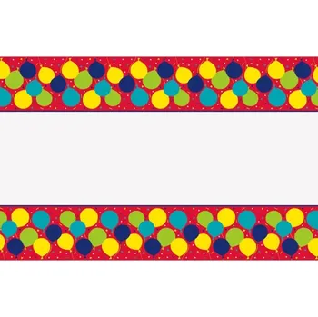 Jednorázový ubrus Plastový party ubrus Balonky 137 x 213 cm