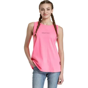 Meatfly dámské tílko Hailey Neon Pink | Růžová | Velikost XXL | 100% bavlna