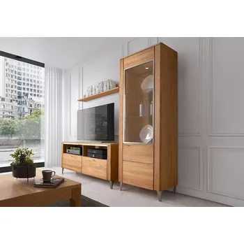 Knihovna Vitrína Latina 11 Pravá | Dub medový olejovaný