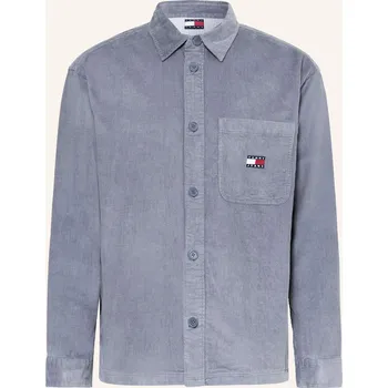 Pánská košile Tommy Jeans Pánská Manšestrová Bunda, černošedá, 50