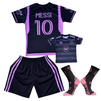 Fotbal Numberoplus Dětský fotbalový dres + fotbalové ponožky FC Inter Miami - Lionel Messi.č10 Velikost: 10-let (vel.134)
