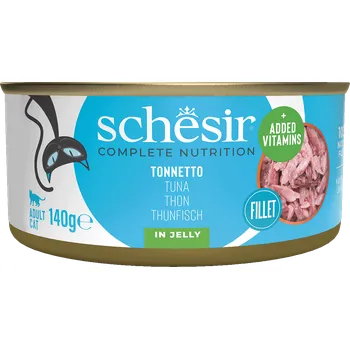 Krmivo pro kočku Konzerva SCHESIR tuňák v želé 140g