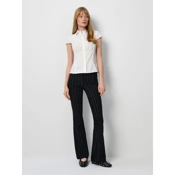 Dámská móda Zvonové kalhoty - 36 - House - proužky - 685GB-ST1