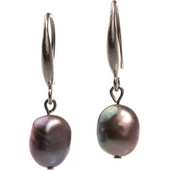 Náušnice Perlové náušnice růžové