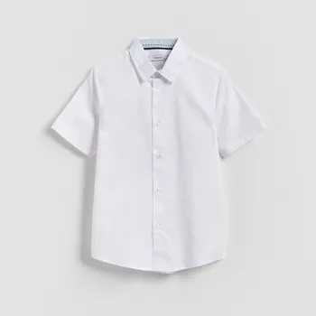 Chlapecká košile Reserved - Bavlněná košile - bílá - 873FG-00X - 873FG-00X-158