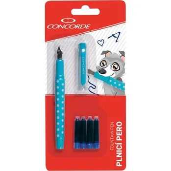 Plnicí pero CONCORDE Punto, blistr, mix barev