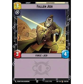 Sběratelská karetní hra Fallen Jedi 230/264 - Legends of the Force Typ karty: Standard