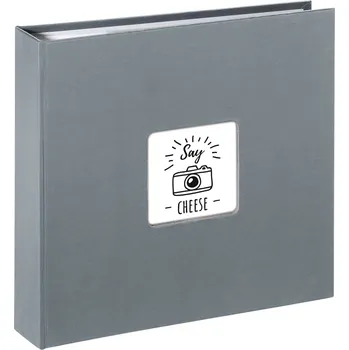 Fotoalbum Hama album memo FINE ART 10X15/160, šedé, popisové pole