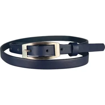 Opasek PENNY BELTS Kožený opasek 15-2-56 tmavě modrý - 90 cm