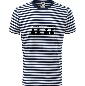 Pánské oblečení Problém - Music - Triko na vodu - L ( Prouhovaná )