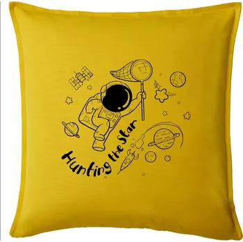 Polštář Hunting the star - Polštář 50x50 - 50x50 - Pouze potah ( Žlutá )