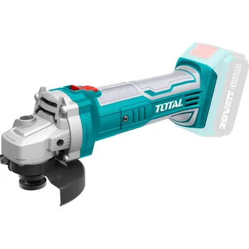 úhlová bruska TOTAL Bruska úhlová AKU, 115mm, 20V Li-ion, 2000mAh, bez baterie a nabíječky, industrial