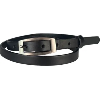 Módní doplněk PENNY BELTS Kožený opasek 15-2-63 černý - 95 cm