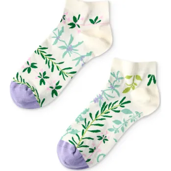 Dámské ponožky Veselé kotníkové ponožky Zahradní bylinky