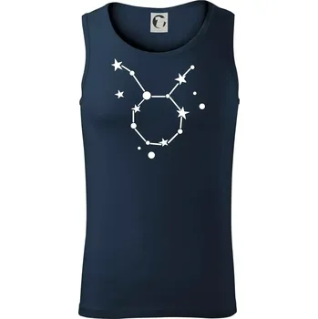 Souhvězdí - Taurus - Býk - Tílko pánské Core - 2XL ( Námořní modrá (téměř černá) )