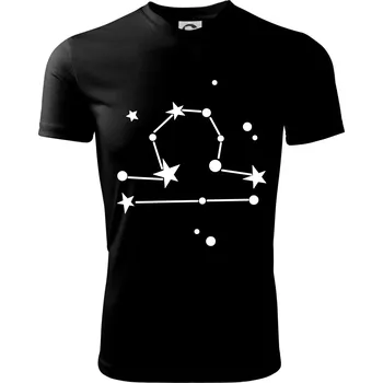 Souhvězdí - Libra - Váhy - Dětské triko sportovní (dresovina) - 158 cm/12 let ( Černá )