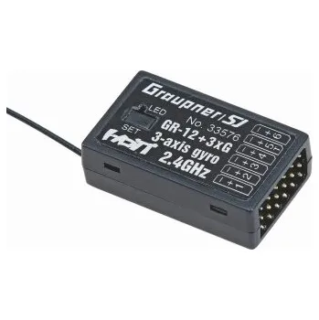 RC model letadla GR-12-3xG přijímač HoTT