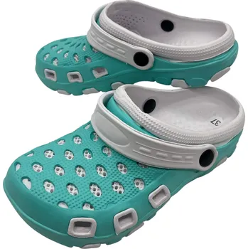 Dámské pantofle Fashion Dámské tyrkysové gumové nazouváky Barva: Tyrkysová, Velikost: 38