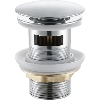 Sifon Cerano Umyvadlová výpusť, 5/4“ click-clack s přepadem, chrom, CER-CC-CH-OF