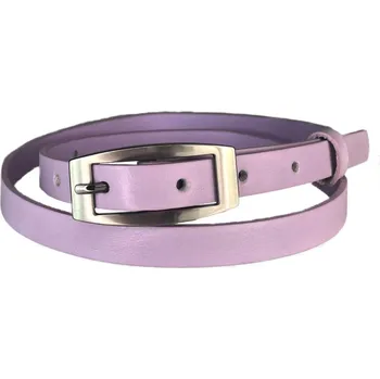 Módní doplněk PENNY BELTS Kožený opasek 15-2-06 lila - 80 cm