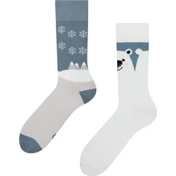 Dámské ponožky Veselé teplé ponožky Polární medvěd