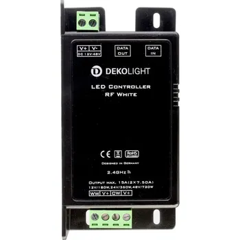 LED páska Deko-Light řídící jednotka RF White 12/24/48V DC rádiovédálkové ovladání 2 CH 843065