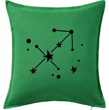 Polštář Souhvězdí - Sagittarius - Střelec - Polštář 50x50 - 50x50 - Pouze potah ( Středně zelená )