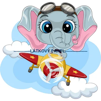 Látkový panel - Dětský - DE-104 Velikost: 35x35cm, Materiál: Úplet