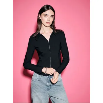 Dámská móda Košile s dlouhým rukávem - XL - House - černá - 925GJ-99X