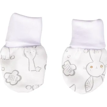 Rukavice Kaarsgaren Rukavičky bavlna 0 až 3 měsíce zajíc