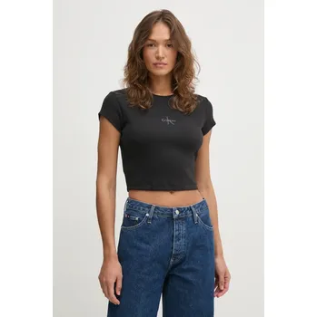 Pánské tričko Tričko Calvin Klein Jeans LV047AB802 černá 99X, vel. L