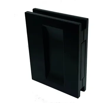 Dveřní kování TOD s výklopným háčkem černá