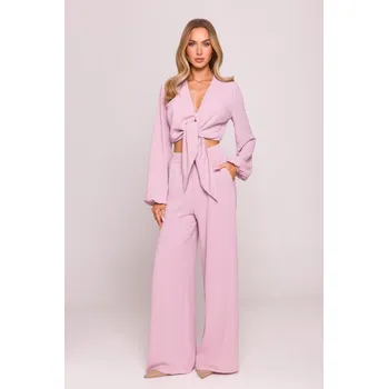 Dámské kalhoty Dámské široké kalhoty MOE M862 růžové EU velikost: M