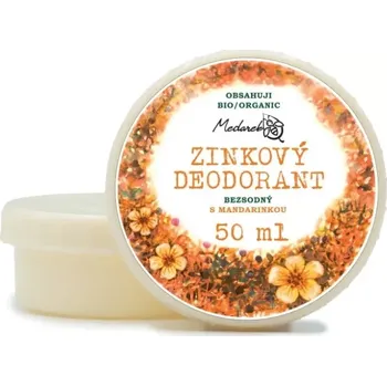 MEDAREK Zinkový deodorant mandarinka, 50ml