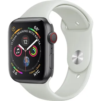 Řemínek na hodinky AW Jednobarevný řemínek na Apple Watch - Sloní kost Šířka uchycení řemínku: 44/45/46/49mm, Délka řemínku: Pánský - M/L (15 - 21cm), Barva: Sloní kost IR-MJ01-203