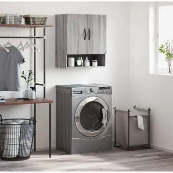 Koupelnový nábytek vidaXL Nástěnná skříňka 60 x 31 x 70 cm kompozitní dřevo [829906] Barva: šedá sonoma