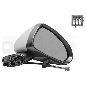 Auto zrcátko Vnější zpětné zrcátko VAN WEZEL 3750806