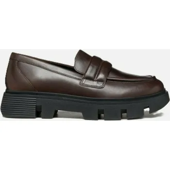 Dámská obuv Geox Dámské Tmavě hnědé dámské mokasíny Geox Vilde Hnědá 37 (2870054)