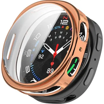 Příslušenství k chytrým hodinkám VSECHNONAMOBIL 116017 TPU FULL COVER Kryt pro Samsung Galaxy Watch8 40mm ROSE GOLD