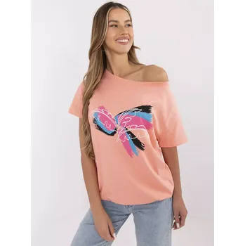 Dámské tričko Tričko CLM TS 1019.79 coral L