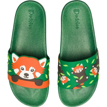 Dámská obuv Dedoles Veselé pantofle Panda červená