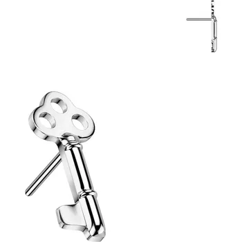 Piercing Atreya Titanová bezzávitová koncovka Key Barva: Stříbrná